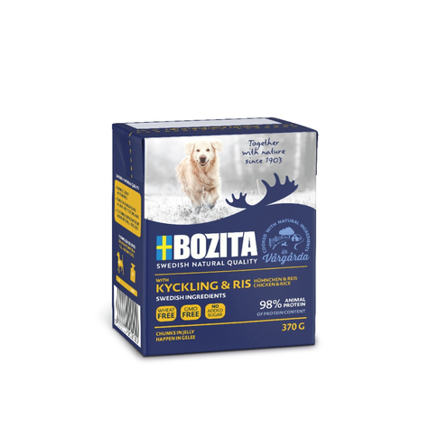 Bozita, bozita hig poulet + riz 370gt