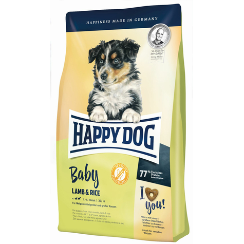 Chien heureux, hd supr young baby lamm + r 4kg