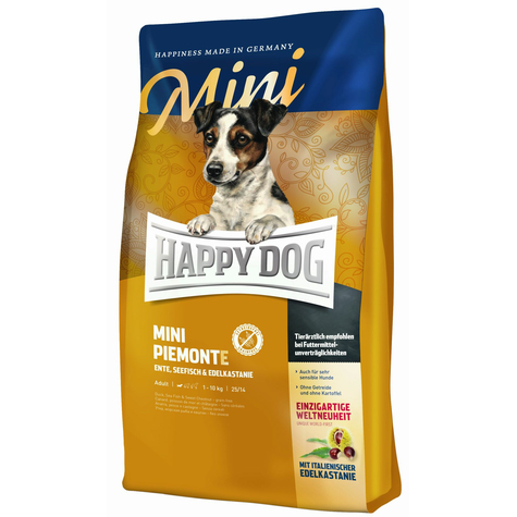 Chien heureux, hd supr sens.Mini Piémont 4kg