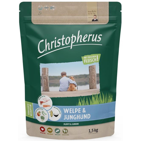 Christopher dog, christ. Chiot-jeune chien 1,5kg