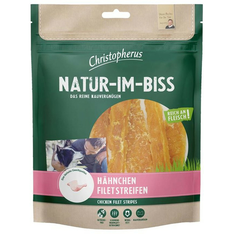 Christopherus dog, lanières de poulet chris.Snack 300g