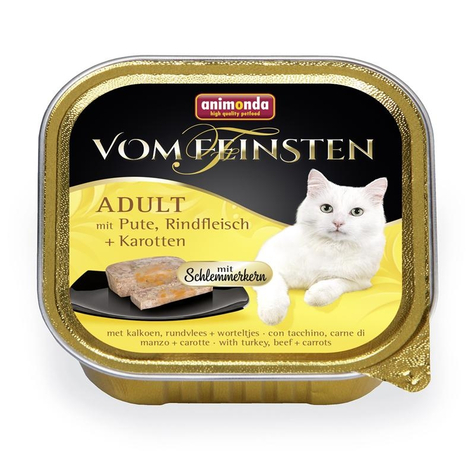 Chat animonda à son meilleur, vf schlemm.Turkey + beef.100g