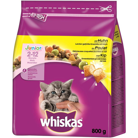 Whiskas, whiskas junior poulet 800g