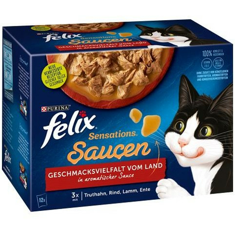 Nestle chat, fel mp sens.Sauce Land 12x85gp