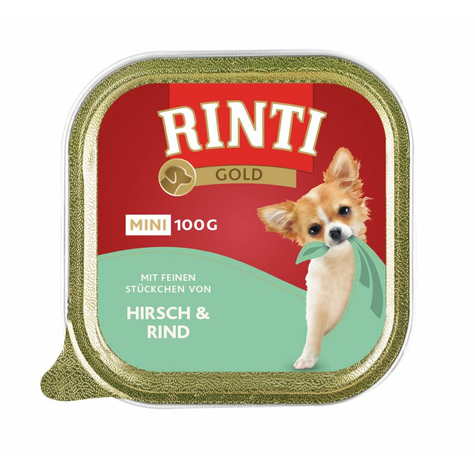 Finnern rinti, mini hirs rint.Gold + boeuf 100g