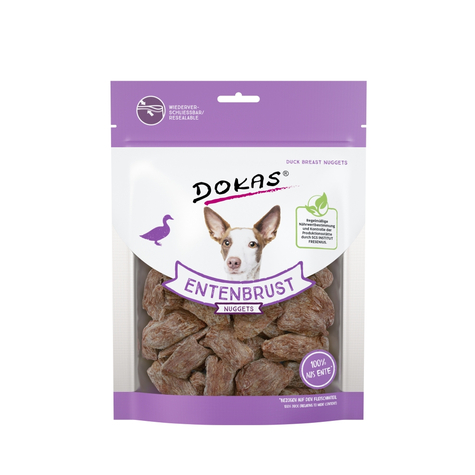 Dokas dry snacks, pépites de magret de canard dokas 110g