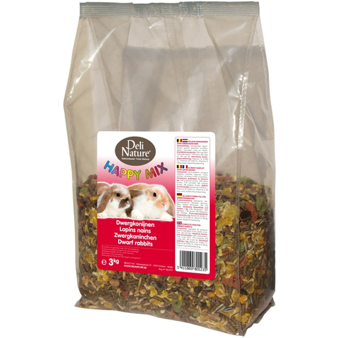 Deli nature rongeur, dn. Happymix lapin 3kg