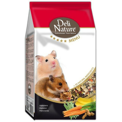 Deli nature rongeur, mince 5 pièces banane hamster + terre 750g