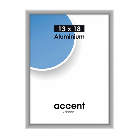 Nielsen accent 13x18 aluminium argent mat 53224