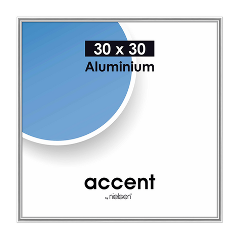 Nielsen Photo Frame 54123 Accent Glossy Silver 30x30 Cm