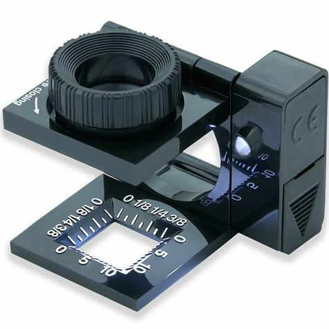 Loupe à coudre carson pliable avec led 11,5x15mm