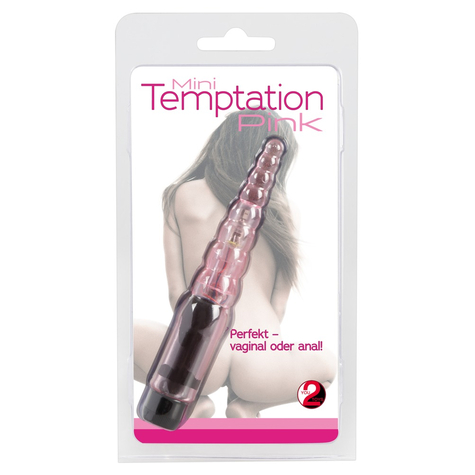 Vibromasseur mini : temptation mini rose