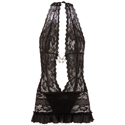 Robe sexy : little lace dress noir