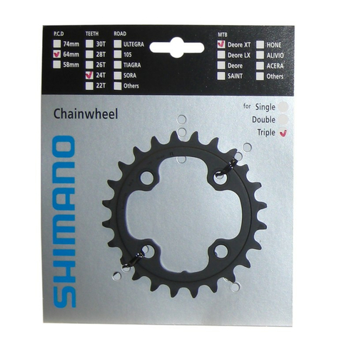 Plateau shimano 24 z. Lk 4x64mm     