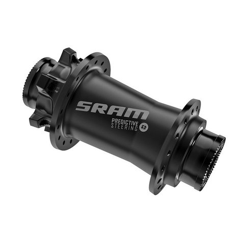 Moyeu vr sram disque vtt 28h 6 trous        