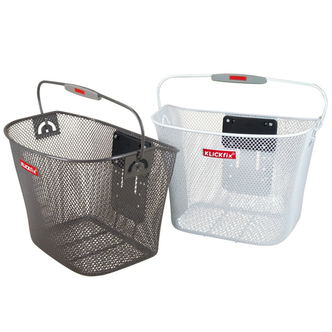 Front Bike Basket Klickfix Anthracite