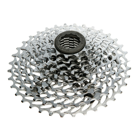 Cassette de pignons sram pg-1030         