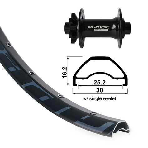 V-wheel 29 xlc 6-hole..Szta 15 110mm    