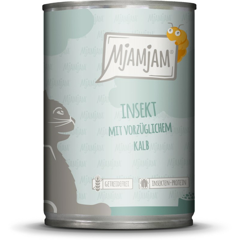 Mjamjam insecte avec veau exquis 400g