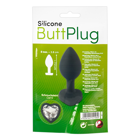 Silicone butt plug