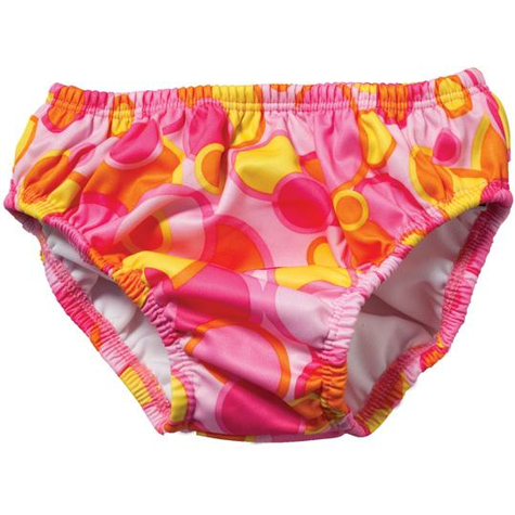 Finis Swim Diaper, Reusable, Pink Bubble