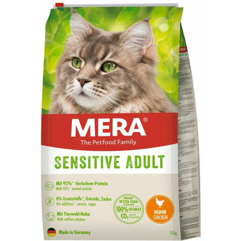 Mera chats sensitive poulet adulte 10kg