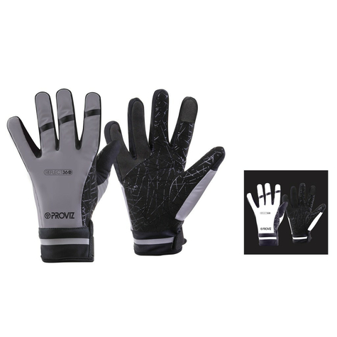 Gants proviz reflect360 cyclisme taille xxl gris / noir                   