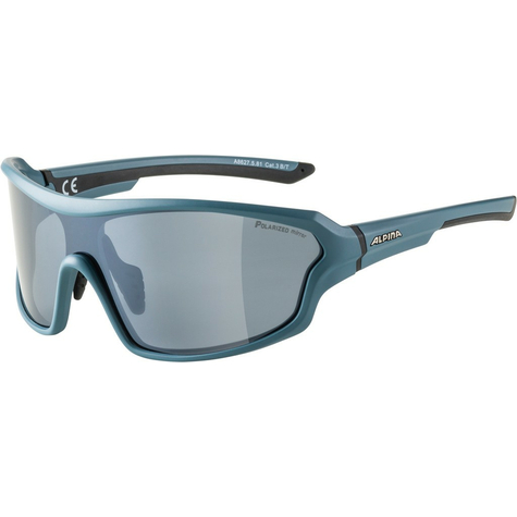 Lunettes de soleil alpina lyron shield p frame dirtblue matt glass black mirror  