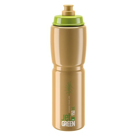 Gourde elite jet green 950ml, vert / marron                       