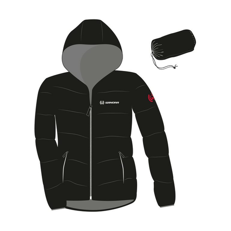 Veste packaway winora homme noir gr. M.                           