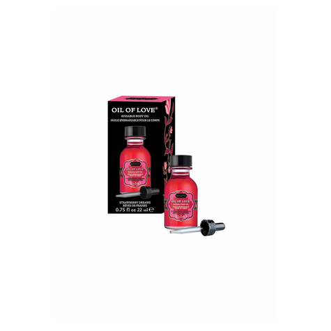 Kamasutra strawberry dreams huile d'amour kissable body oil