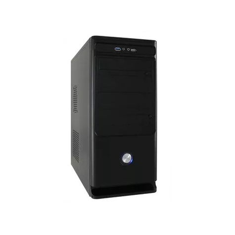 Lc power 7010b+ - boîtier midi-tour - pc - metal - noir - atx,micro atx,mini-itx - 16 cm