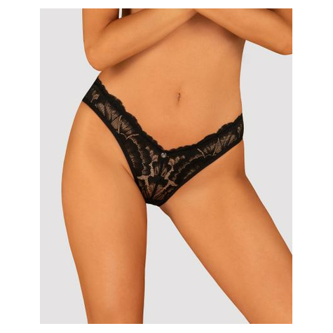 Luxury panties alessya - black