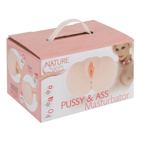 Torse nature peau chatte & cul mastur