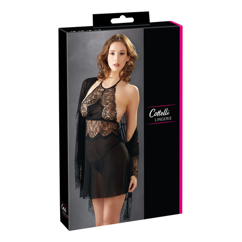 Chemise Set Black M