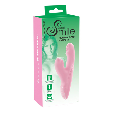 Vibromasseur avec stimulateur de clitoris doux sourire battant g-spot ma