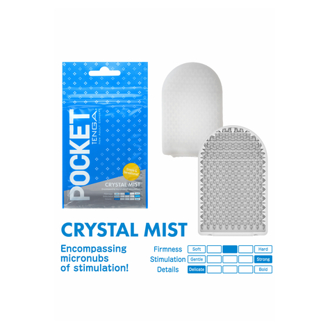 Masturbateur de poche tenga crystal mist