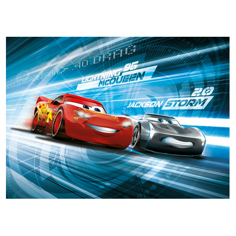 Papier peint photo - simulation cars3 - taille 254 x 184 cm