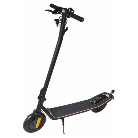 Denver e scooter thor   scooter classique   20 km/h   120 kg   unisexe   noir   orange   2 roue(s)