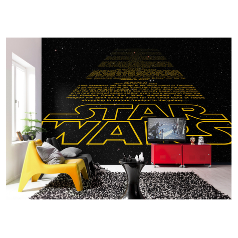 Papier peint photo - star wars intro - taille 368 x 254 cm