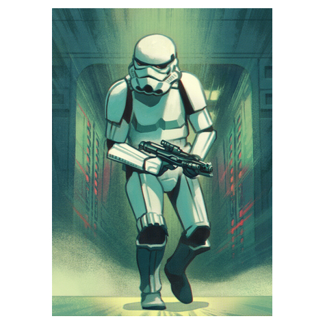 Papier peint photo - mandalorian stormtrooper print - dimensions 200 x 280 cm