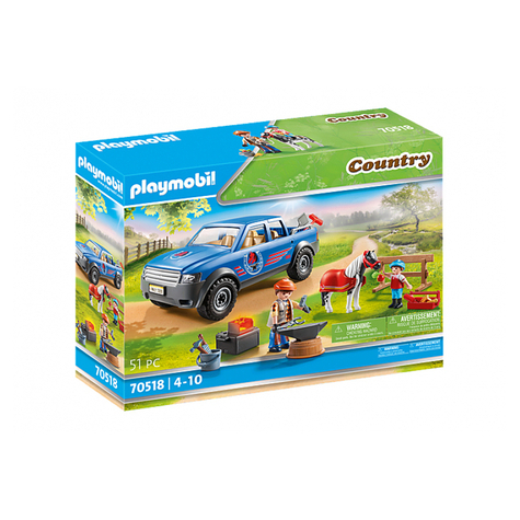 Playmobil Country - Mobiler Hufschmied (70518)