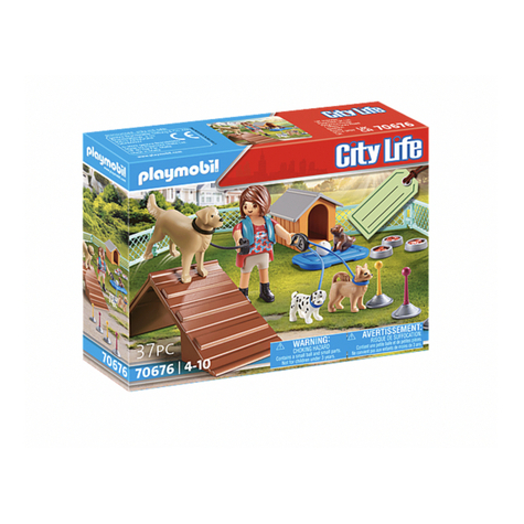 Playmobil city life - dresseur de chiens (70676)