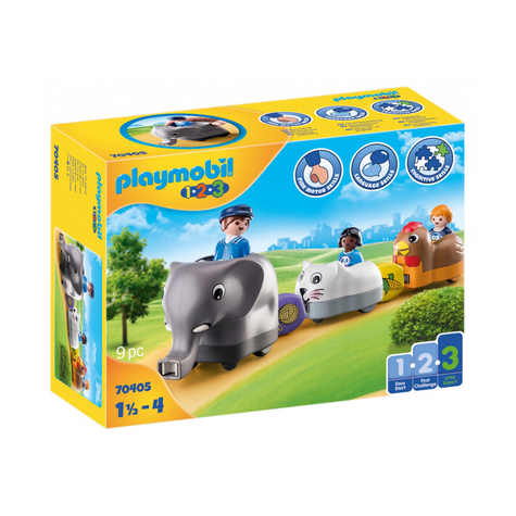 Playmobil 1.2.3 - Mein Schiebetierzug (70405)