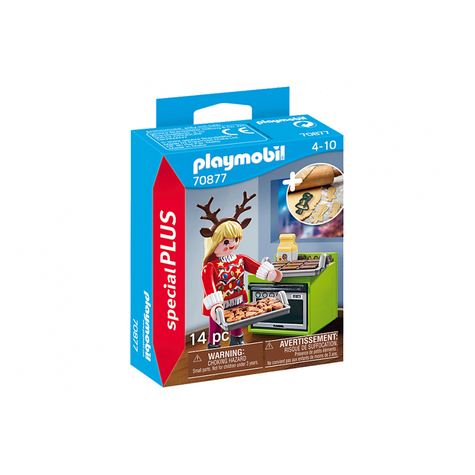 Playmobil city life - caserne de noël (70877)