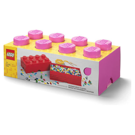 Lego Storage Brick 8 Pink (40041739)