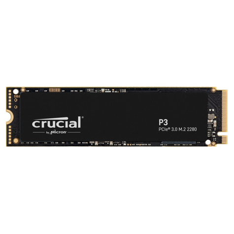 Crucial p3 4000gb 3d nand nvme pcie m.2 - disque dur - ct4000p3ssd8