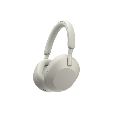 Sony wh-1000xm5 casque à annulation de bruit argent platine wh1000xm5s.Ce7