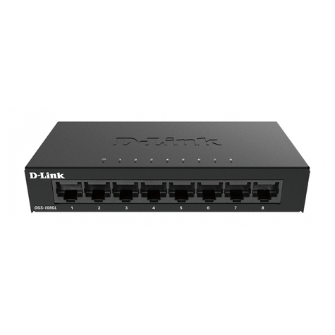 D-link 8 port unmanaged switch dgs-108gl/e