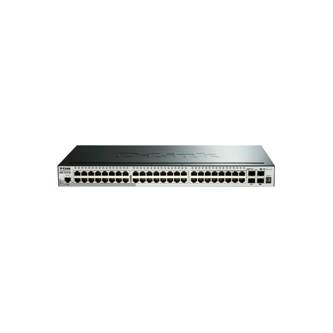 D-link switch 52 ports fibre optique dgs-1510-52x/e